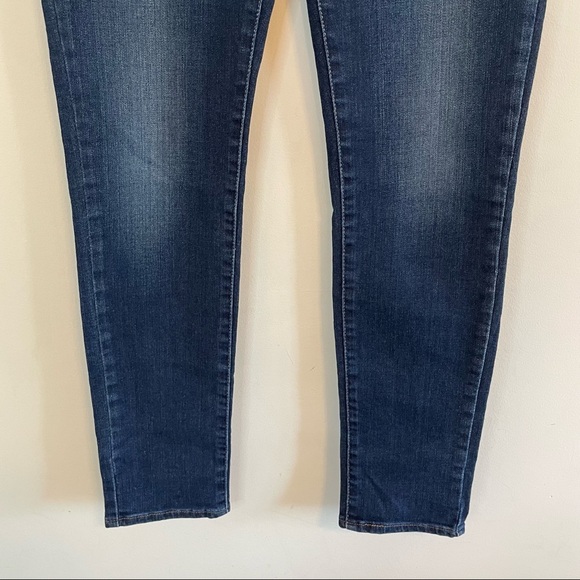 Levis Mid Rise Slight Curve Skinny Jeans Dark Wash - Picture 4 of 7